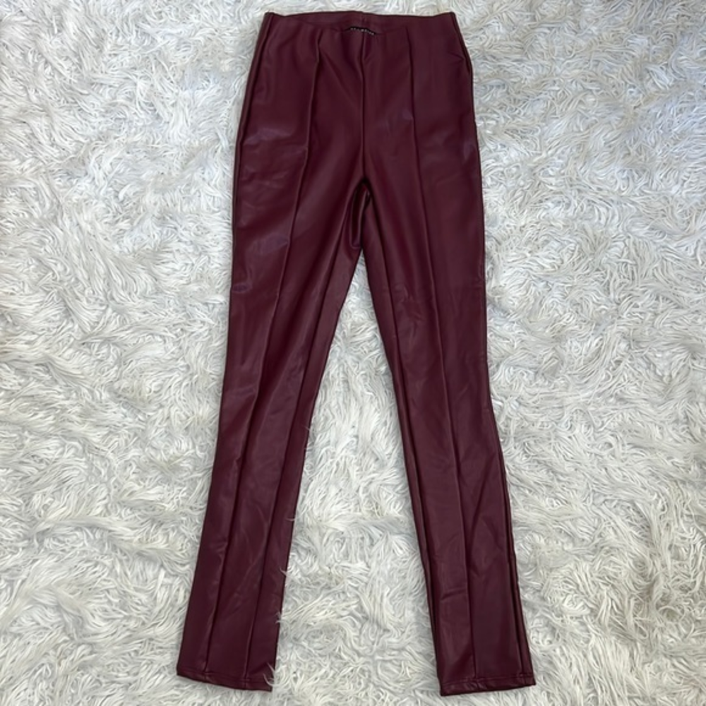 FAUX LEATHER LEGGINGS